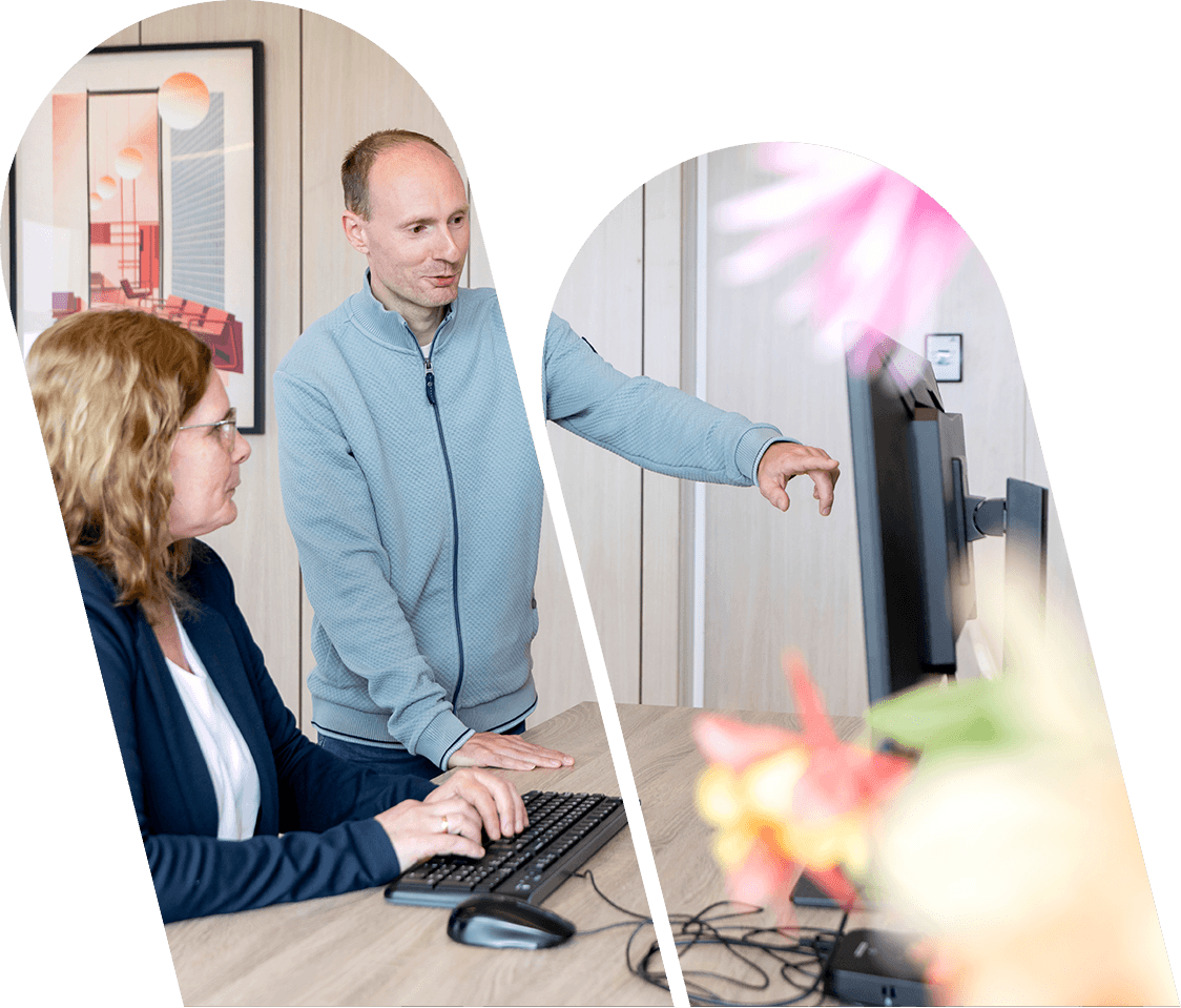 Collega's van Vastgoed Nederland in gesprek